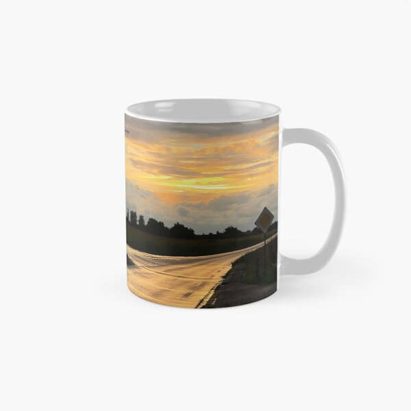 Item preview, Camino mojado hacia el atardecer designed and sold by LavaMu.