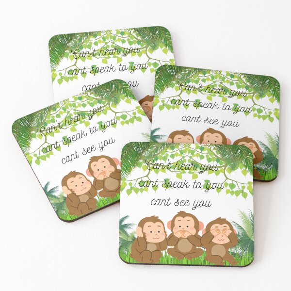 Item preview, Three monkeys designed and sold by dinomonkey.