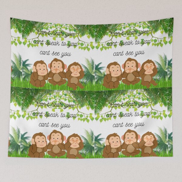 Item preview, Three monkeys designed and sold by dinomonkey.