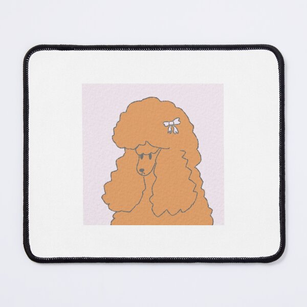 Item preview, Coquette Red Poodle Continental Sticker designed and sold by PippyPoodles.