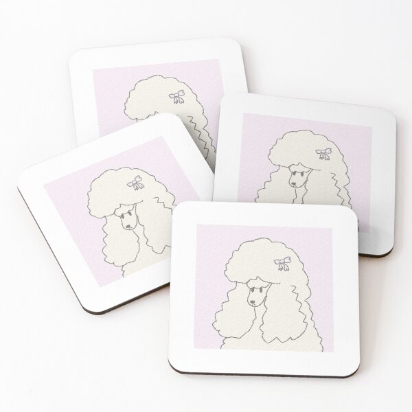 Item preview, Coquette Cream Poodle Continental Sticker designed and sold by PippyPoodles.