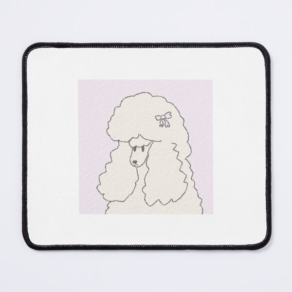 Item preview, Coquette Cream Poodle Continental Sticker designed and sold by PippyPoodles.
