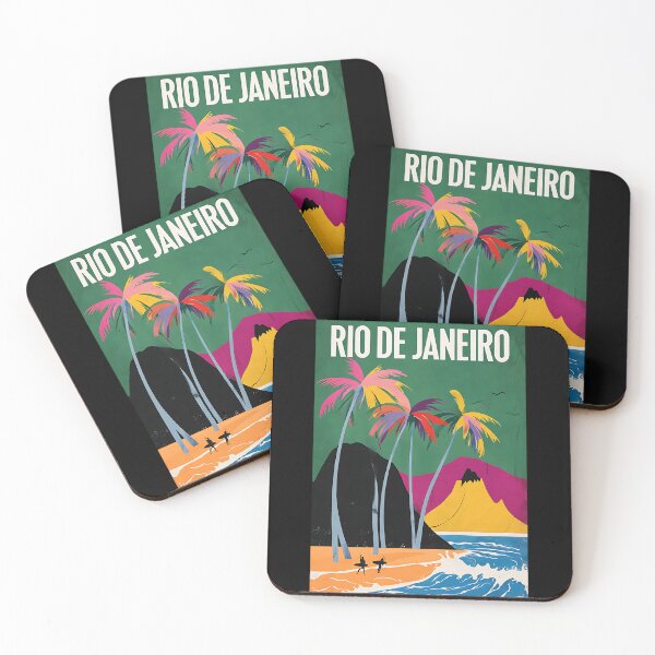 Item preview, Vibrant Rio de Janeiro Tropical Poster designed and sold by FestivityFinds.