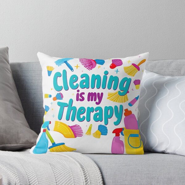 Item preview, Cleaning Is My Therapy designed and sold by Robertsdesignes.