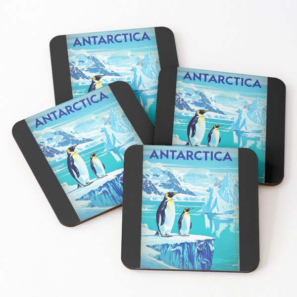 Item preview, Antarctica Emperor Penguins Poster designed and sold by FestivityFinds.