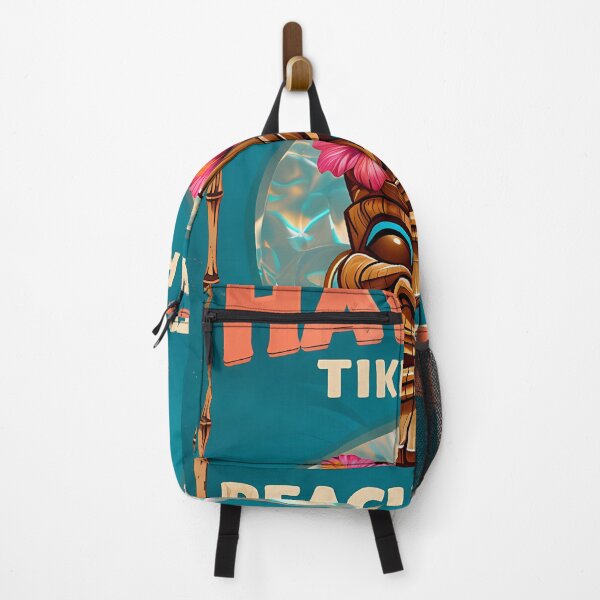 Item preview, Vibrant Vintage Hawaii Tiki Bar Beach Party Poster designed and sold by FestivityFinds.