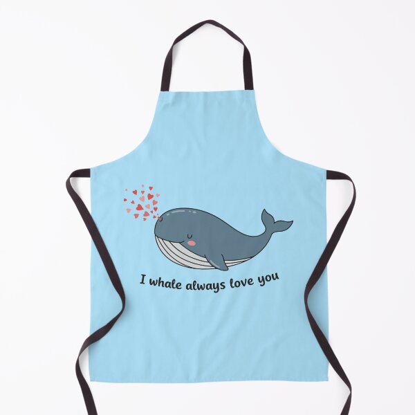 Item preview, I Whale Always Love You - Cute Whale Blowing Heart Sprays designed and sold by amithachapa.