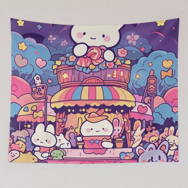 Item preview, Carnival Bunny Kawaii designed and sold by jinwooo.
