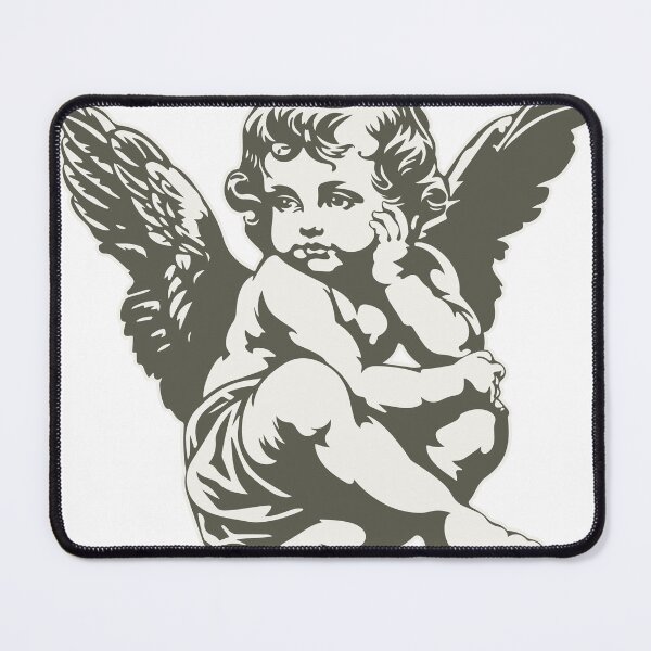 Item preview, Melancholy Angel – Vintage Cherub Art designed and sold by Broken Minimalister.
