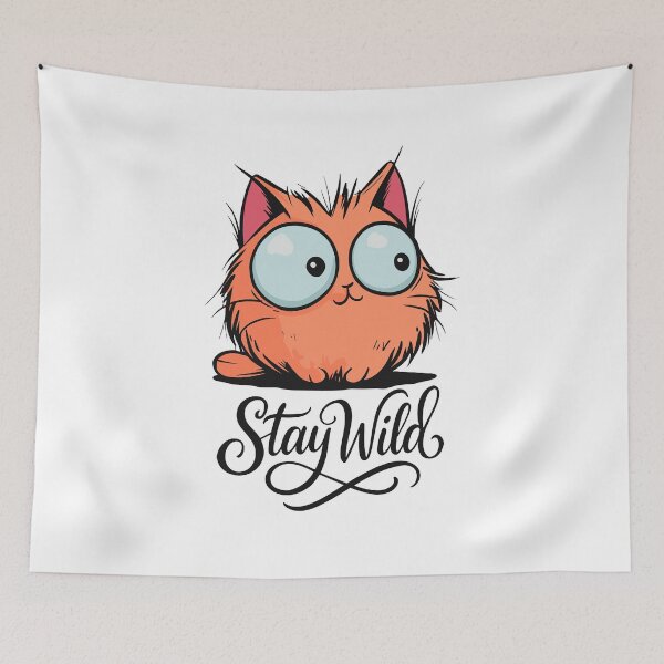 Item preview, Stay Wild Kitty designed and sold by aipolohu.