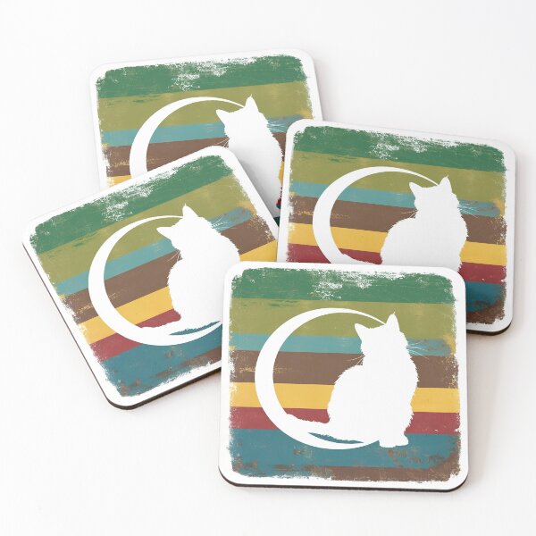Item preview, Ragdoll Cat Vintage Sunset Silhouette | Retro Ragdoll Cat Lover Gift designed and sold by Fredster1966.