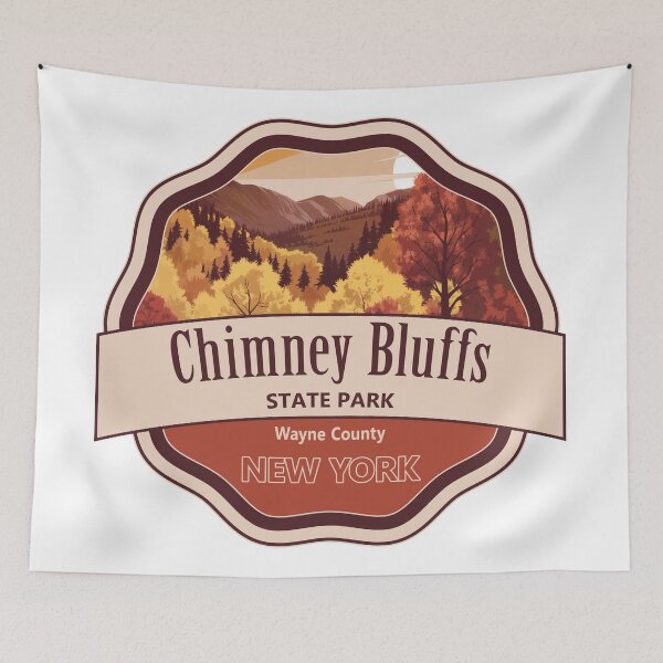 Item preview, Chimney Bluffs State Park Finger Lakes Wayne County, New York designed and sold by Wanderful-roads.