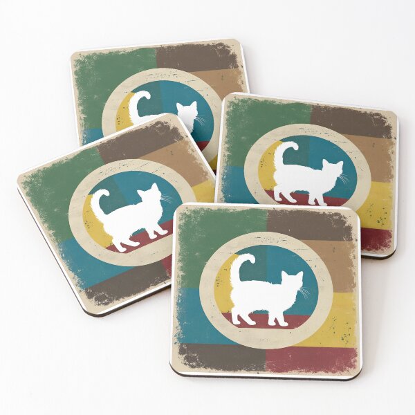Item preview, Ragdoll Cat Retro Sunset Silhouette | Vintage Ragdoll Cat Lover Gift designed and sold by Fredster1966.