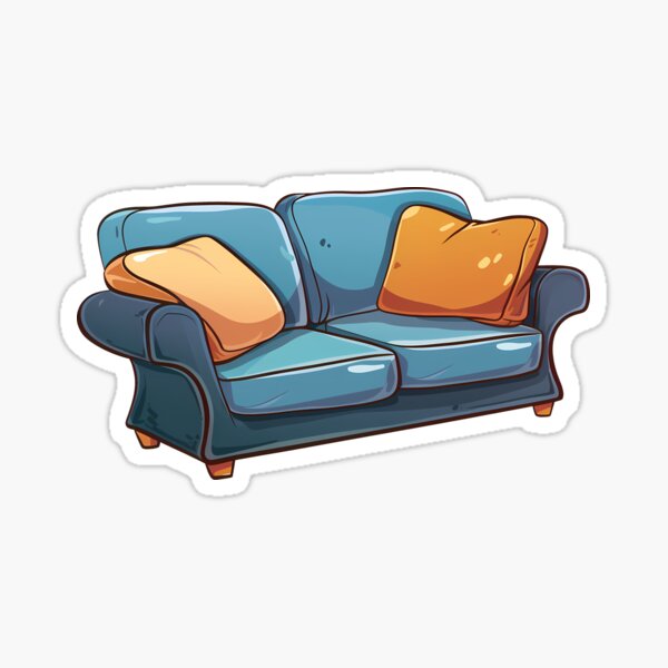 Artikel-Vorschau von Cartoon-Sofa, designt und verkauft von Giggl'n Gopher.