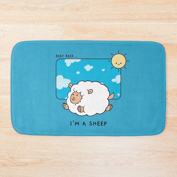 Item preview, BEEP BEEP! I'm a sheep. Goofy, weird and fun artwork by wonkydoodlein. Funny cat t-shirt. designed and sold by wonkydoodleink.