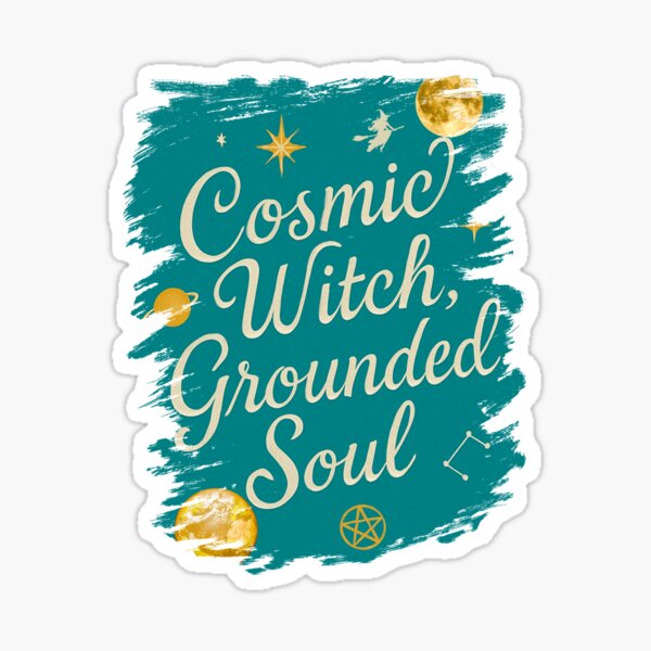 Item preview, Cosmic Witch, Grounded Soul! designed and sold by FrauYviDesign.