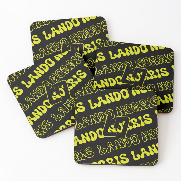 Item preview, Lando Norris LN yellow black helmet color inspired pattern  designed and sold by Pink Polar F1.