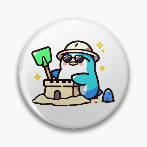 Item preview, A Penguin Building a Sandcastle designed and sold by Elinotes.