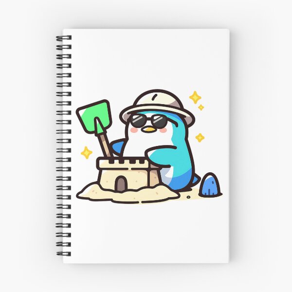 Item preview, A Penguin Building a Sandcastle designed and sold by Elinotes.