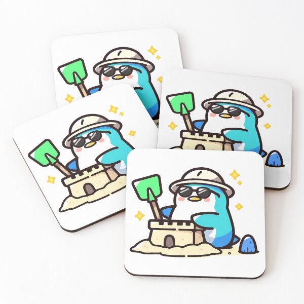 Item preview, A Penguin Building a Sandcastle designed and sold by Elinotes.
