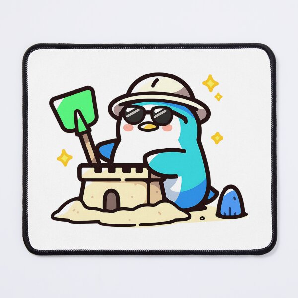 Item preview, A Penguin Building a Sandcastle designed and sold by Elinotes.