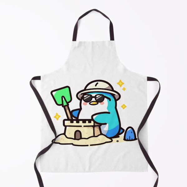 Item preview, A Penguin Building a Sandcastle designed and sold by Elinotes.