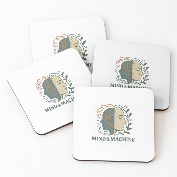 Item preview, Mind & Machine – AI Meets Humanity Face Split Art | Futuristic Organic Tech Design designed and sold by DJCApparel.