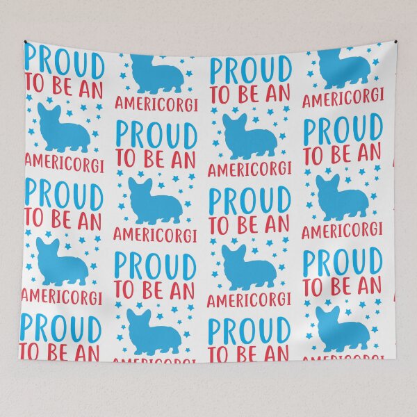 Item preview, Proud To Be An Americorgi designed and sold by kjanedesigns.