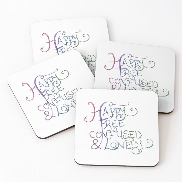 Item preview, Happy Free Confused & Lonely  designed and sold by QuinnWing.