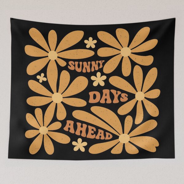 Item preview, Sunny days ahead Png, Boho Summer png, Retro Summer PNG, Boho hippie floral png, Abstract floral png, inspirational png, Mental health png designed and sold by DorikoKazan.