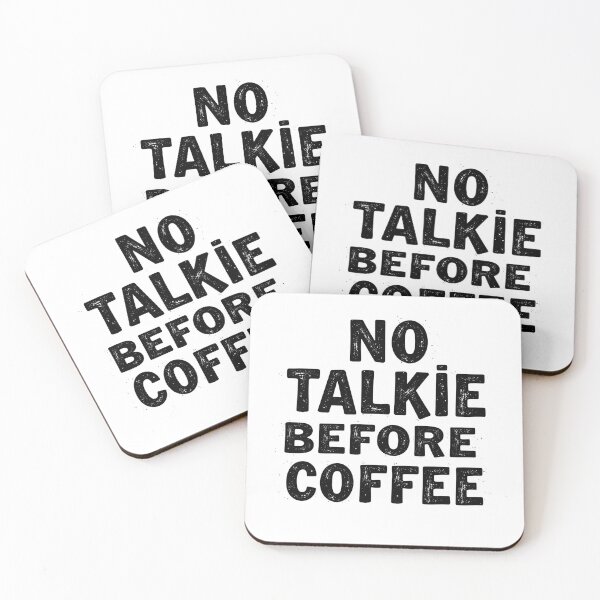Item preview, Silence before coffee designed and sold by Fab-Haven.
