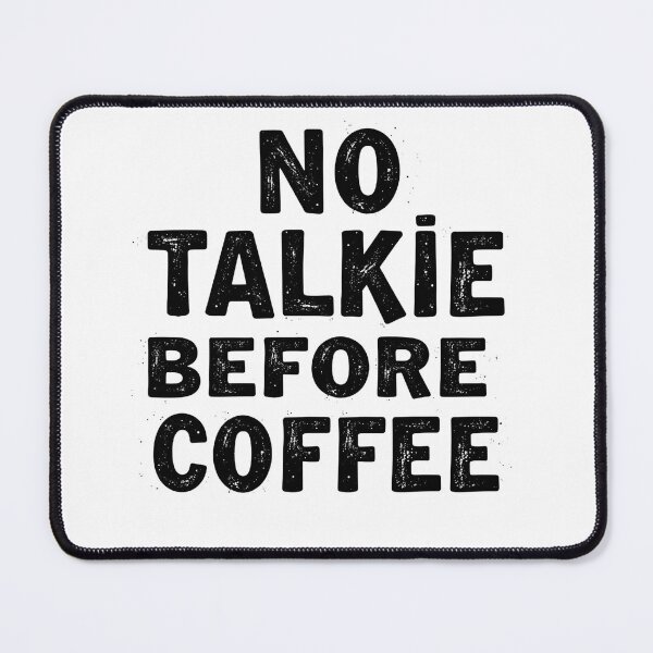 Item preview, Silence before coffee designed and sold by Fab-Haven.