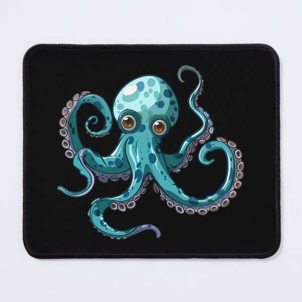 Item preview, Cute Blue Octopus designed and sold by Giggl'n Gopher.