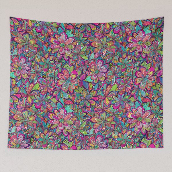 Item preview, Psychedelic Flower designed and sold by CoolPixels.