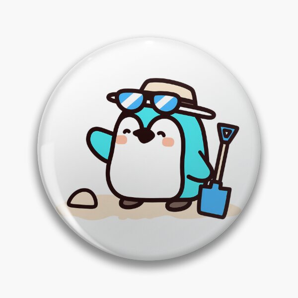 Item preview, A Penguin Playing at the Beach designed and sold by Elinotes.