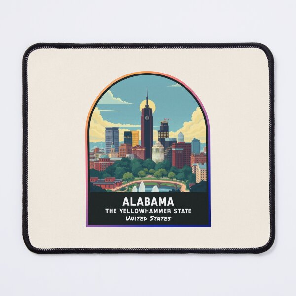 Item preview, Alabama (AL), State of the United States of America designed and sold by PinkandP.