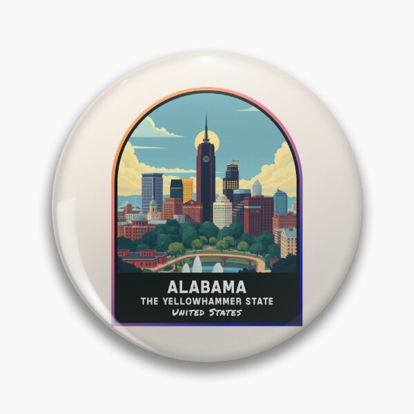 Artikelvorschau, Alabama (AL), Bundesstaat der Vereinigten Staaten von Amerika entworfen und verkauft von PinkandP.