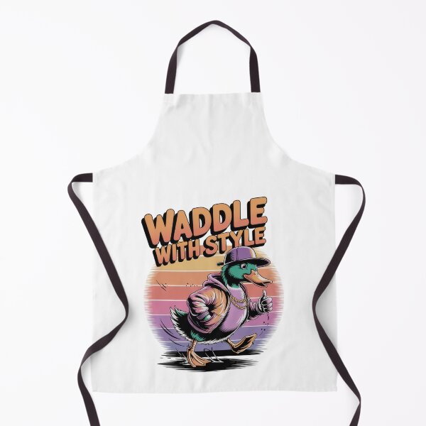Item preview, Waddle With Style – Retro Duck Cartoon Design designed and sold by EpicMediaShop.
