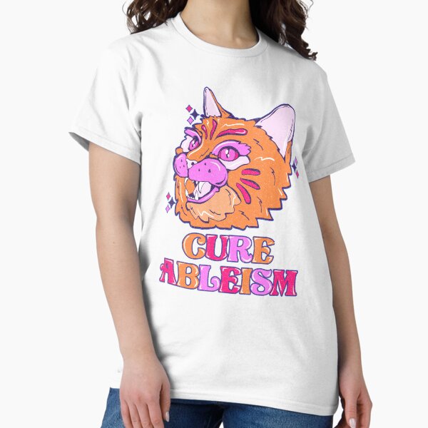 Item preview, Cure Ableism Cat designed and sold by crestfallenmermaid.