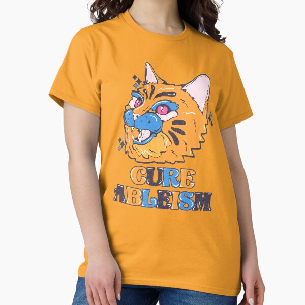 Item preview, Cure Ableism Cat designed and sold by crestfallenmermaid.