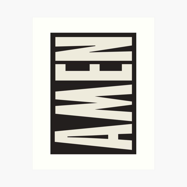 Item preview, Amen designed and sold by MertArtDesigns.