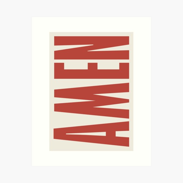 Item preview, Amen designed and sold by MertArtDesigns.