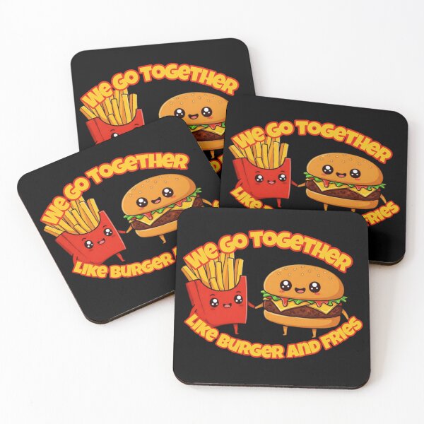 Item preview, We go together like burger and fries. designed and sold by Megaera8.