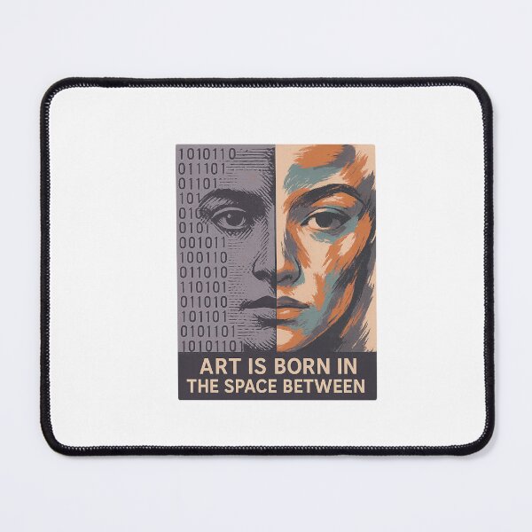 Item preview, Binary Meets Brushstroke | Art is Born in the Space Between designed and sold by DJCApparel.