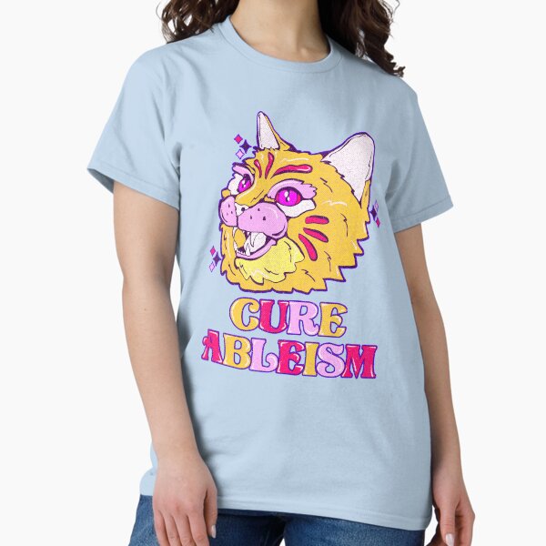 Item preview, Cure Ableism Cat designed and sold by crestfallenmermaid.