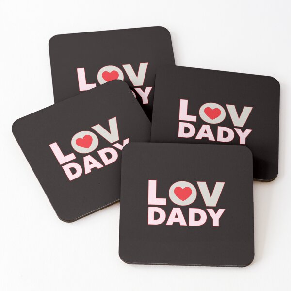 Item preview, Lov Dady | Minimal Red Heart Father's Day Design designed and sold by Combat Skies.
