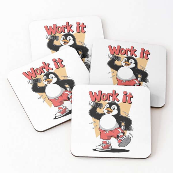 Item preview, Work It Gym Penguin designed and sold by MonkiFlipp.
