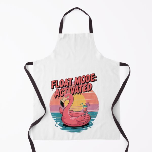 Item preview, Float Mode Activated – Retro Flamingo Pool Art designed and sold by EpicMediaShop.
