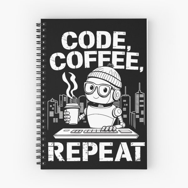 Item preview, Code, Coffee, Repeat – Programmer Lifestyle designed and sold by Evolved Ape.
