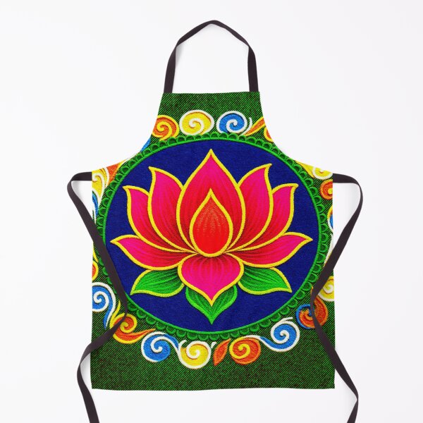 Item preview, Pink Lotus/muggu/ kolam/Lotus Flower Rangoli powder designed and sold by ShreecreatE.